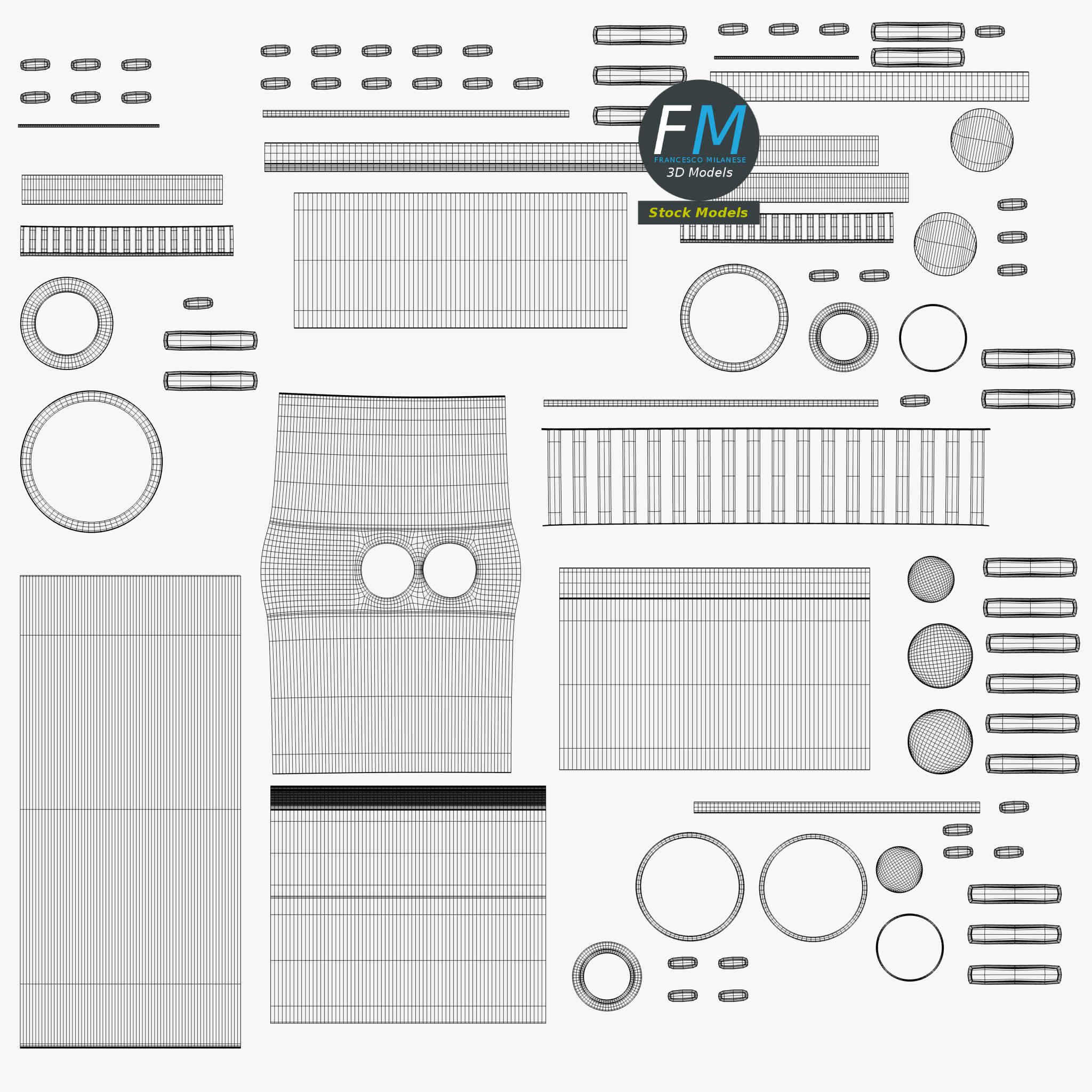 3D-Modell - Zielfernrohr für Gewehr - 11
