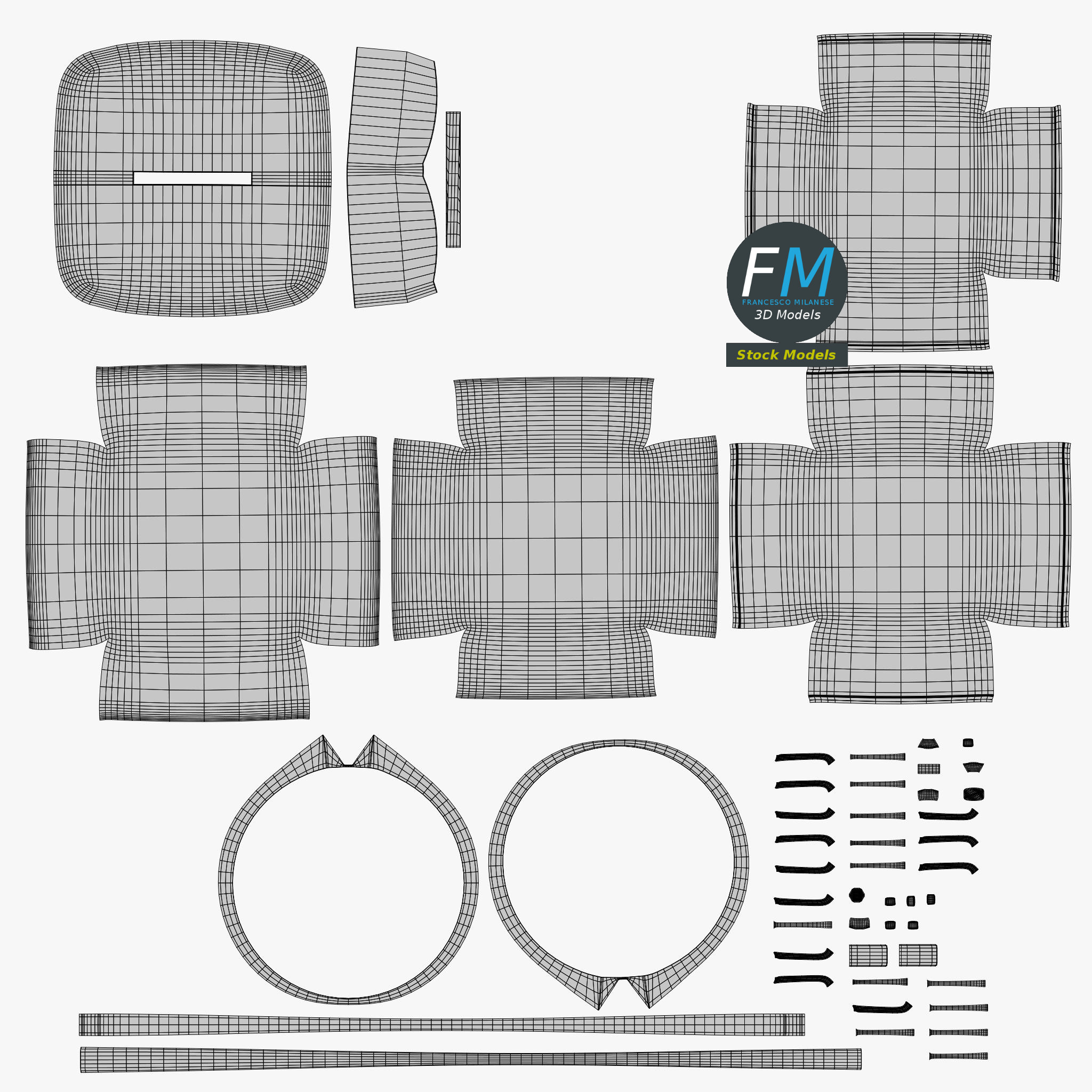 3D-Modell - Ringetui mit Diamantring - 11 3D-Modell - Ringetui mit Diamantring - 11