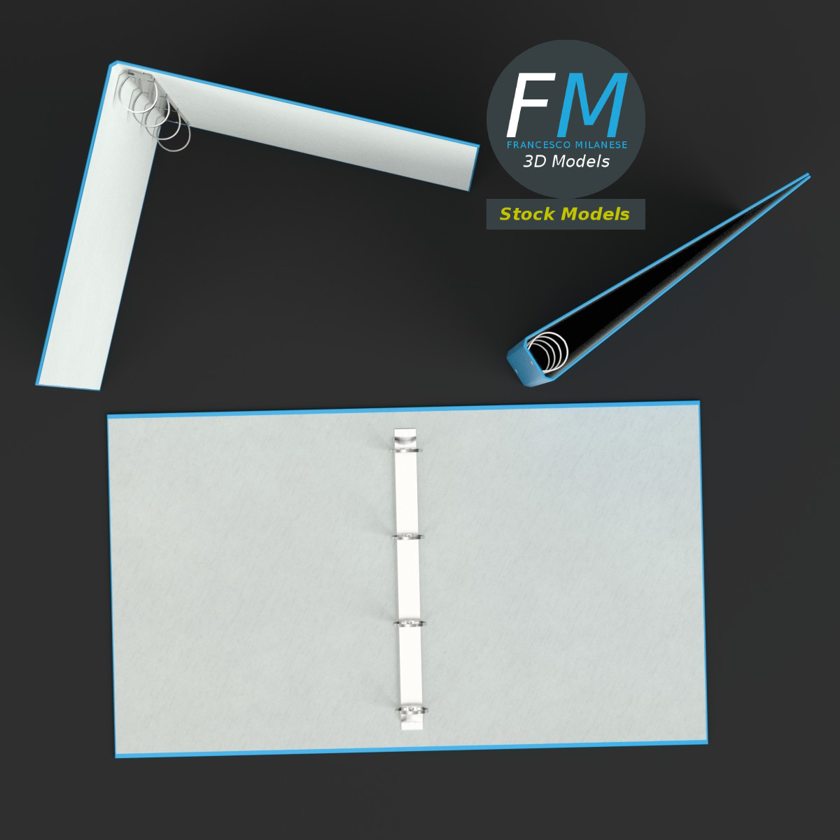 3D-Modell - Ringordner - 06