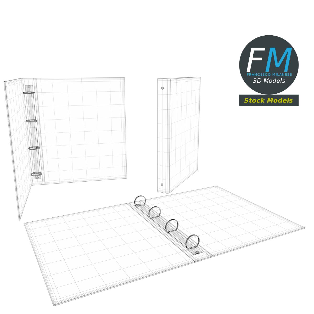 3D-Modell - Ringordner - 07