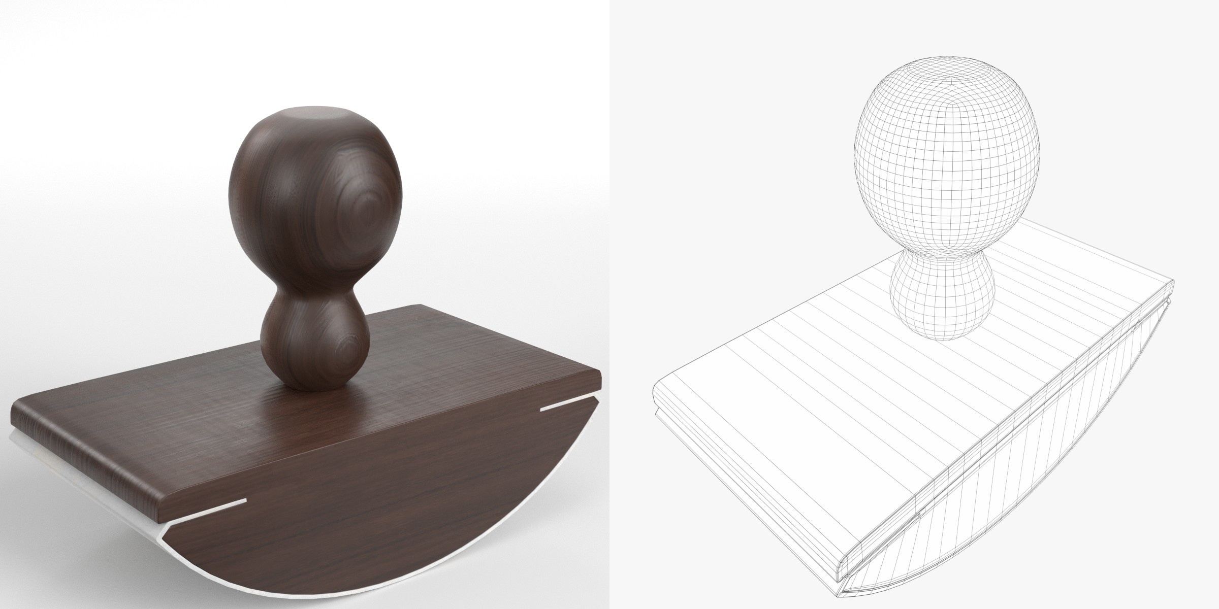 3D-Modell - Schaukel-Löschwiege