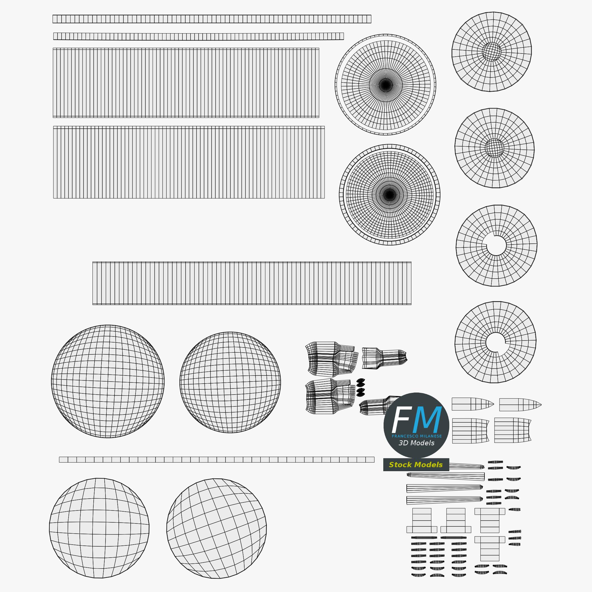 3D-Modell - Rotierende Warnleuchte - 11