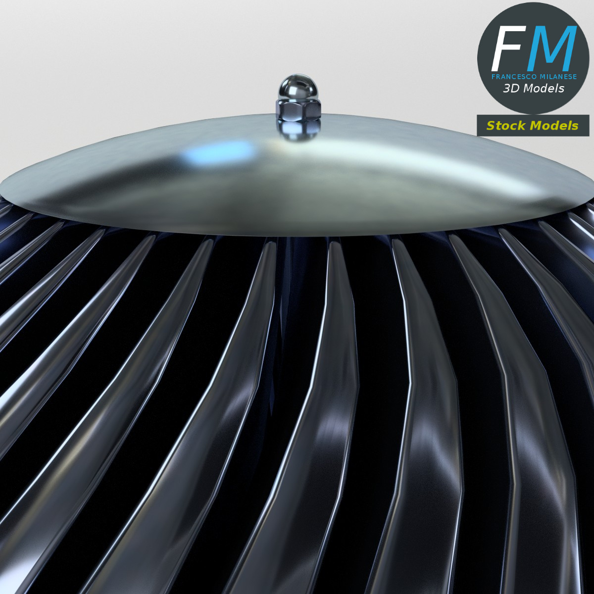 3D-Modell - Drehbarer Schornsteinaufsatz - 05