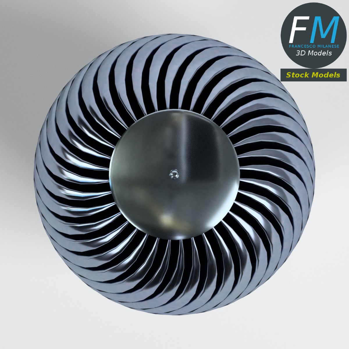 3D-Modell - Drehbarer Schornsteinaufsatz - 06
