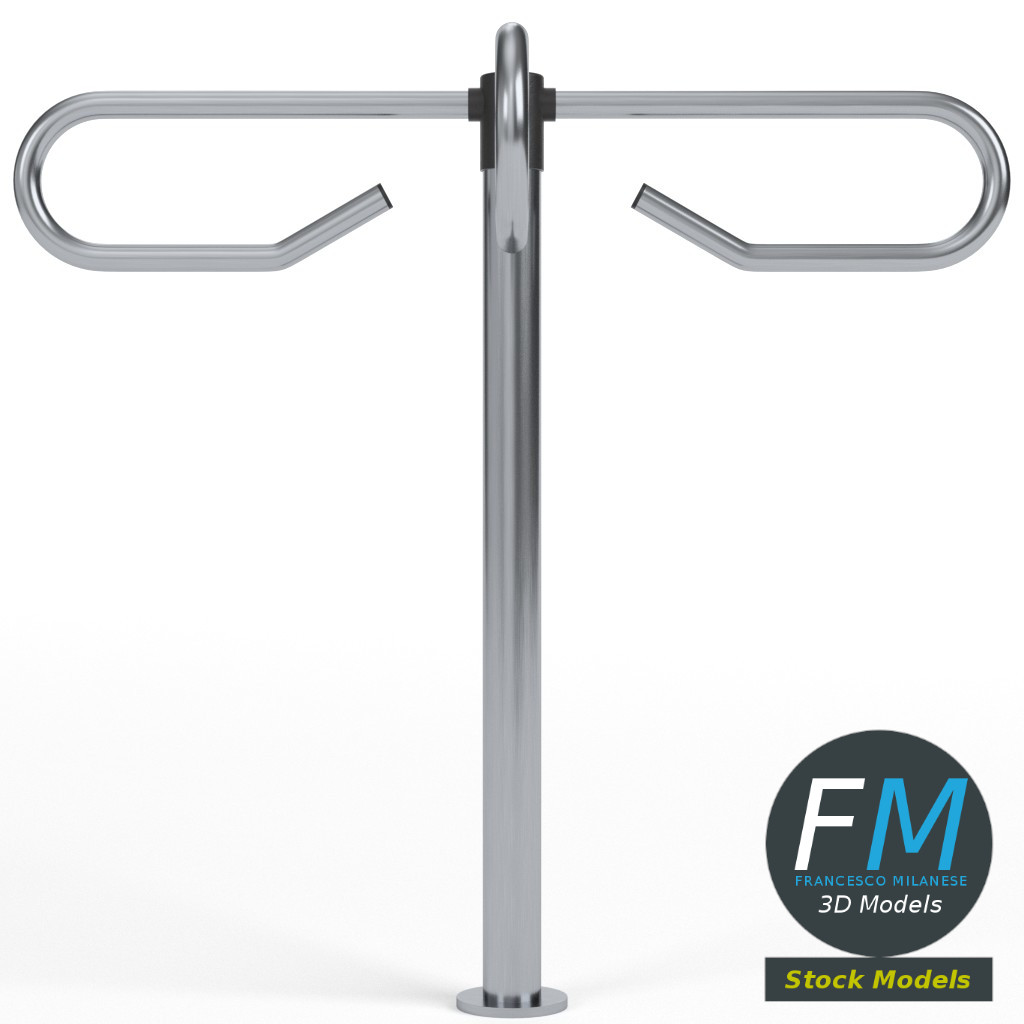 3D-Modell - Drehbares Drehkreuz - 02