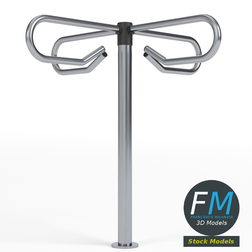 3D-Modell - Drehbares Drehkreuz - 03