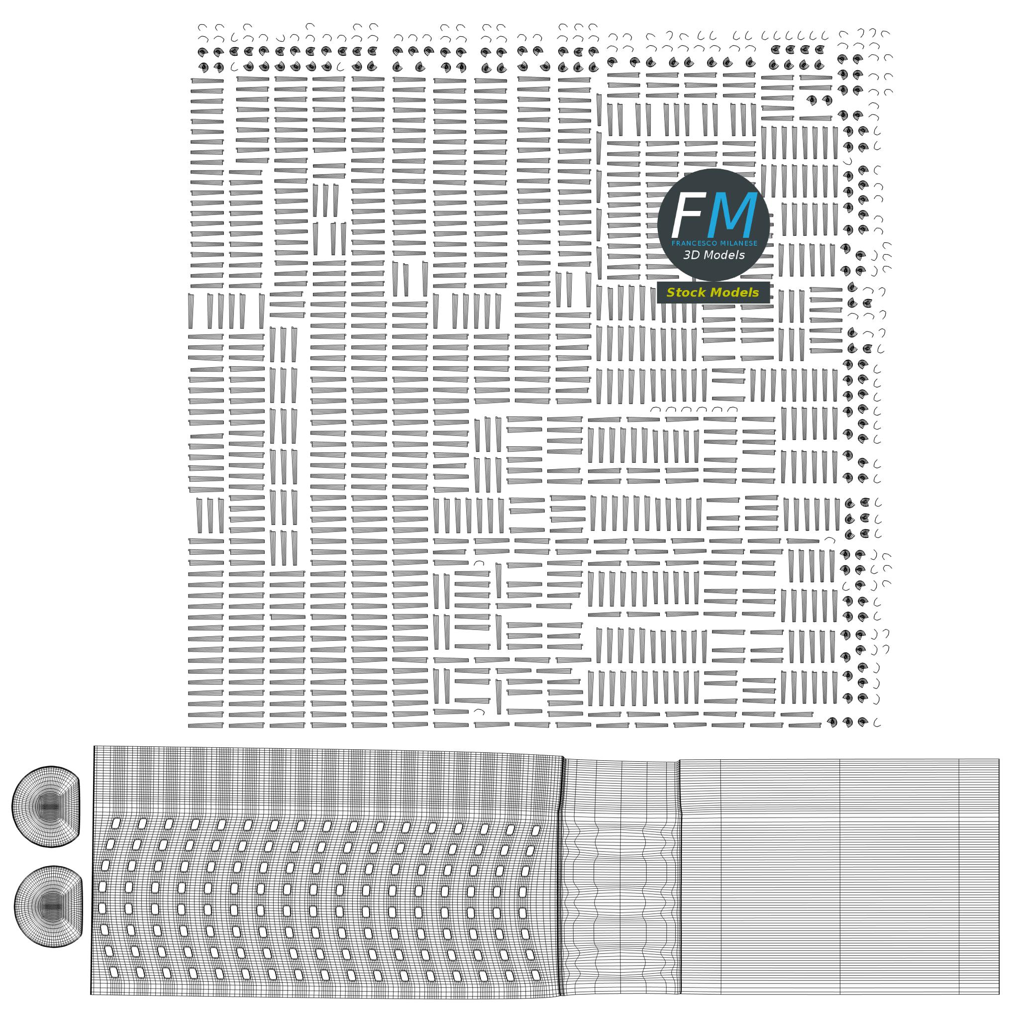 3D-Modell - Runde Haarbürste - 11 3D-Modell - Runde Haarbürste - 11