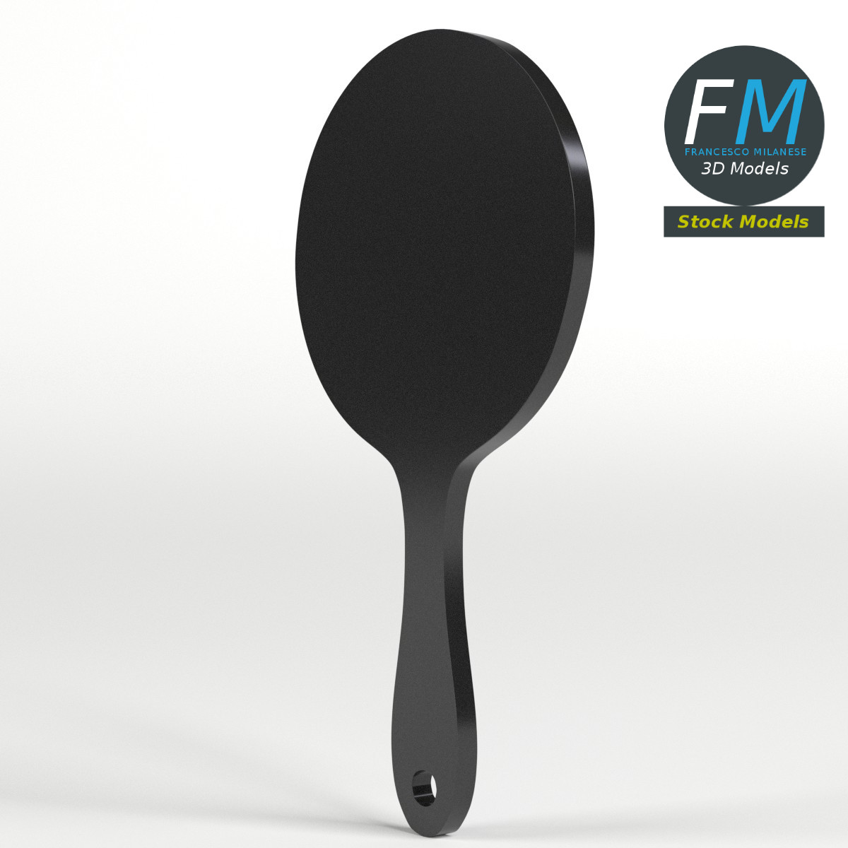3D-Modell - Runder Handspiegel - 04
