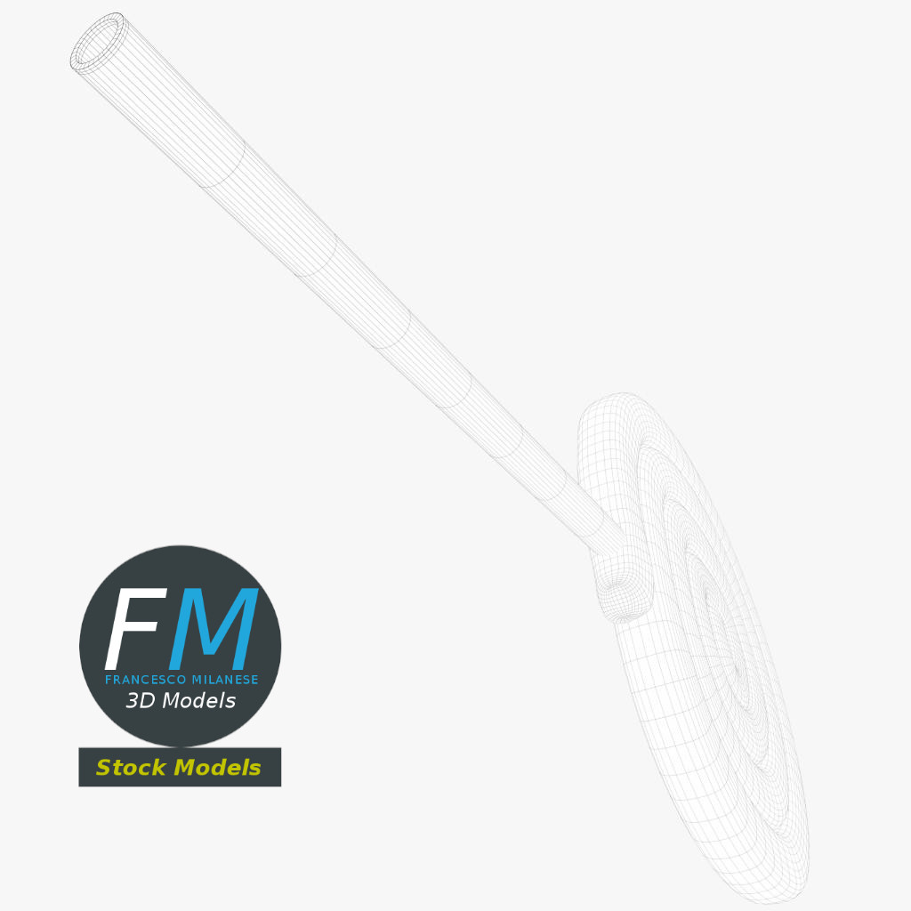 3D-Modell - Runder Spiral-Lutscher - 08