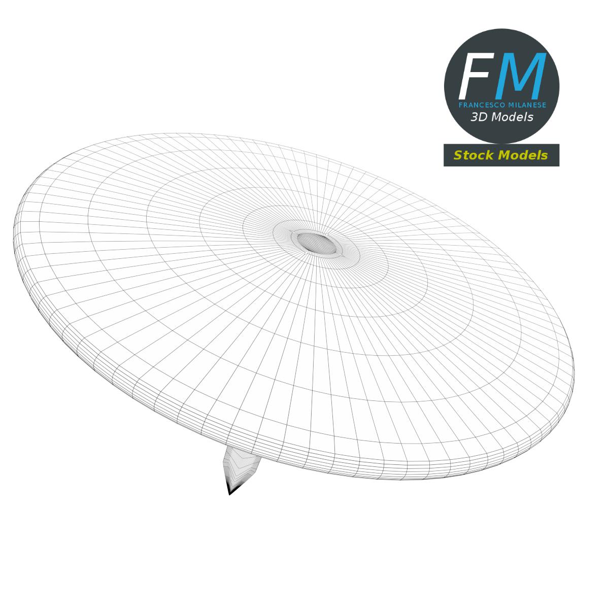 3D-Modell - Runde Reißzwecke - 07