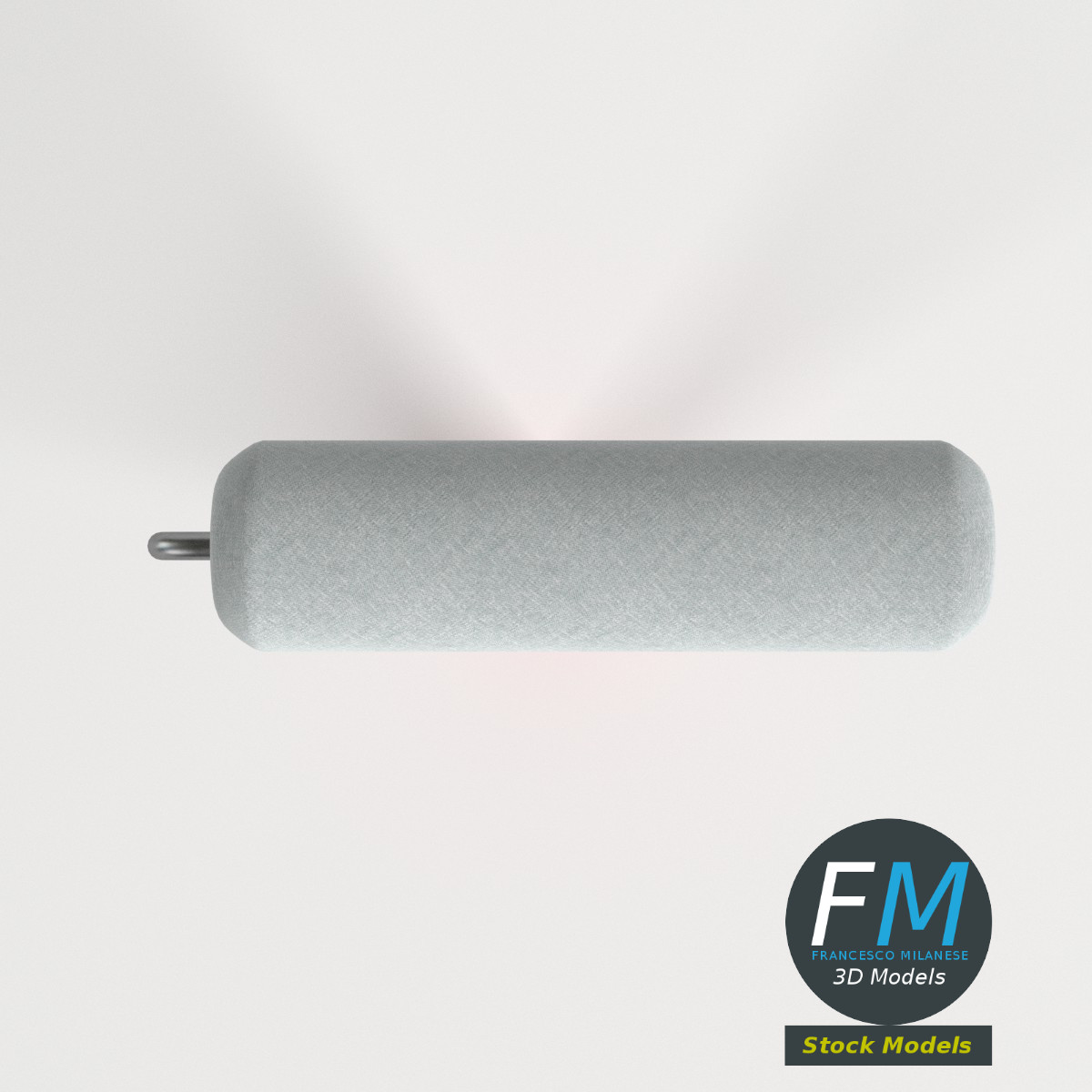 3D-Modell - Runde Farbrolle - 06