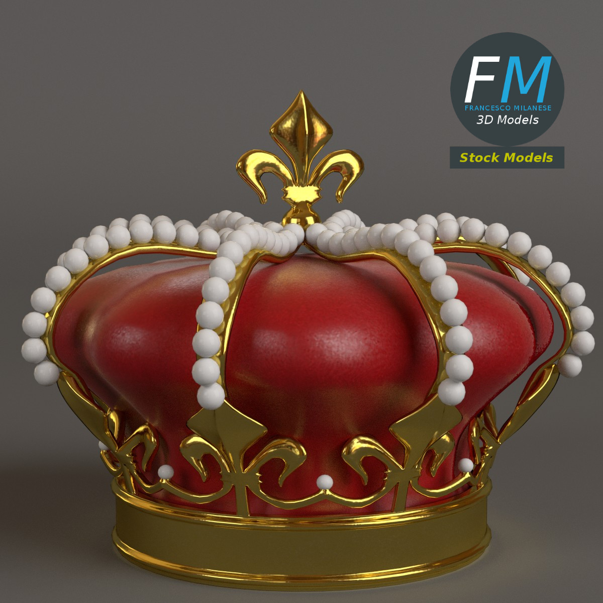 3D модель - Королевская Корона - 01