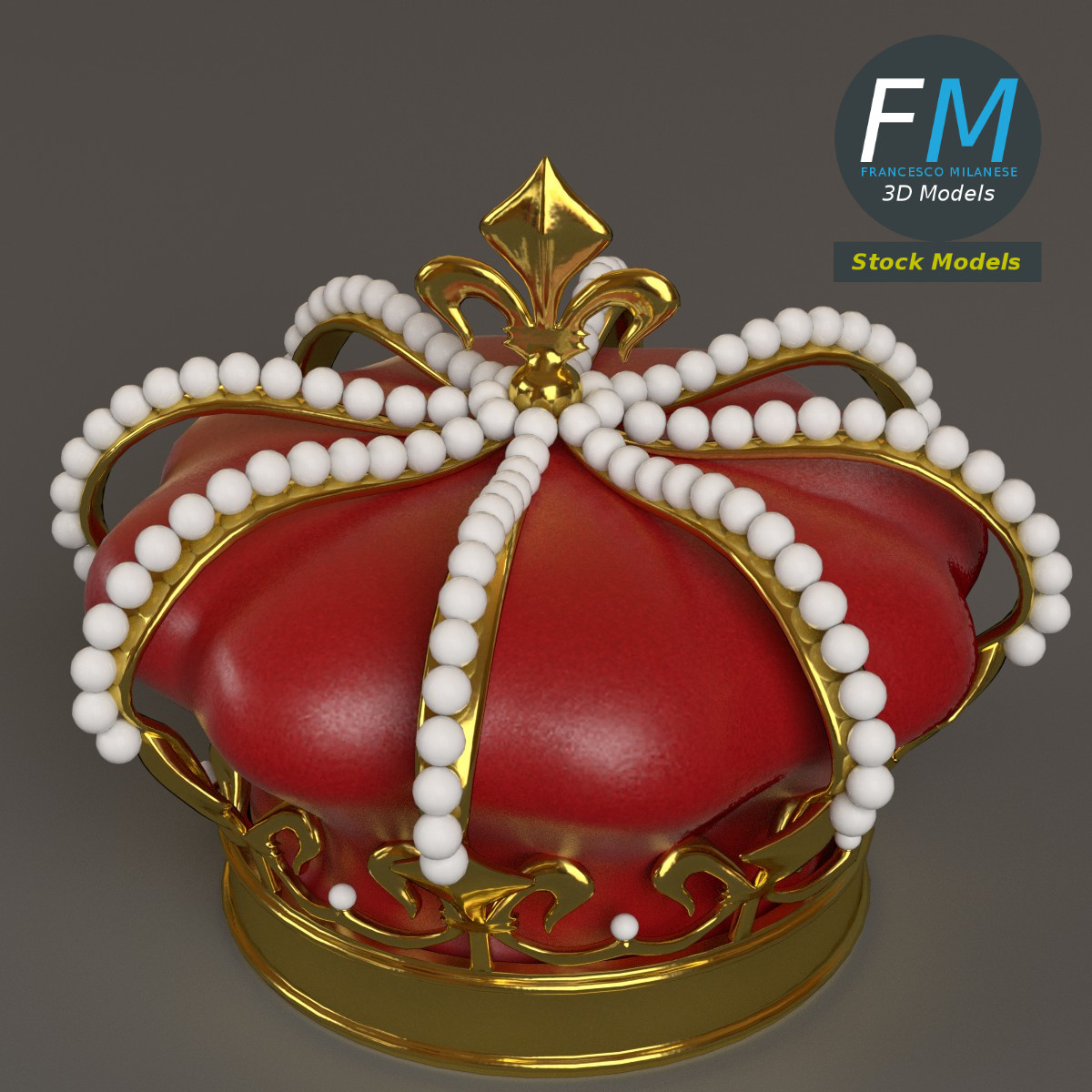 3D модель - Королевская Корона - 02