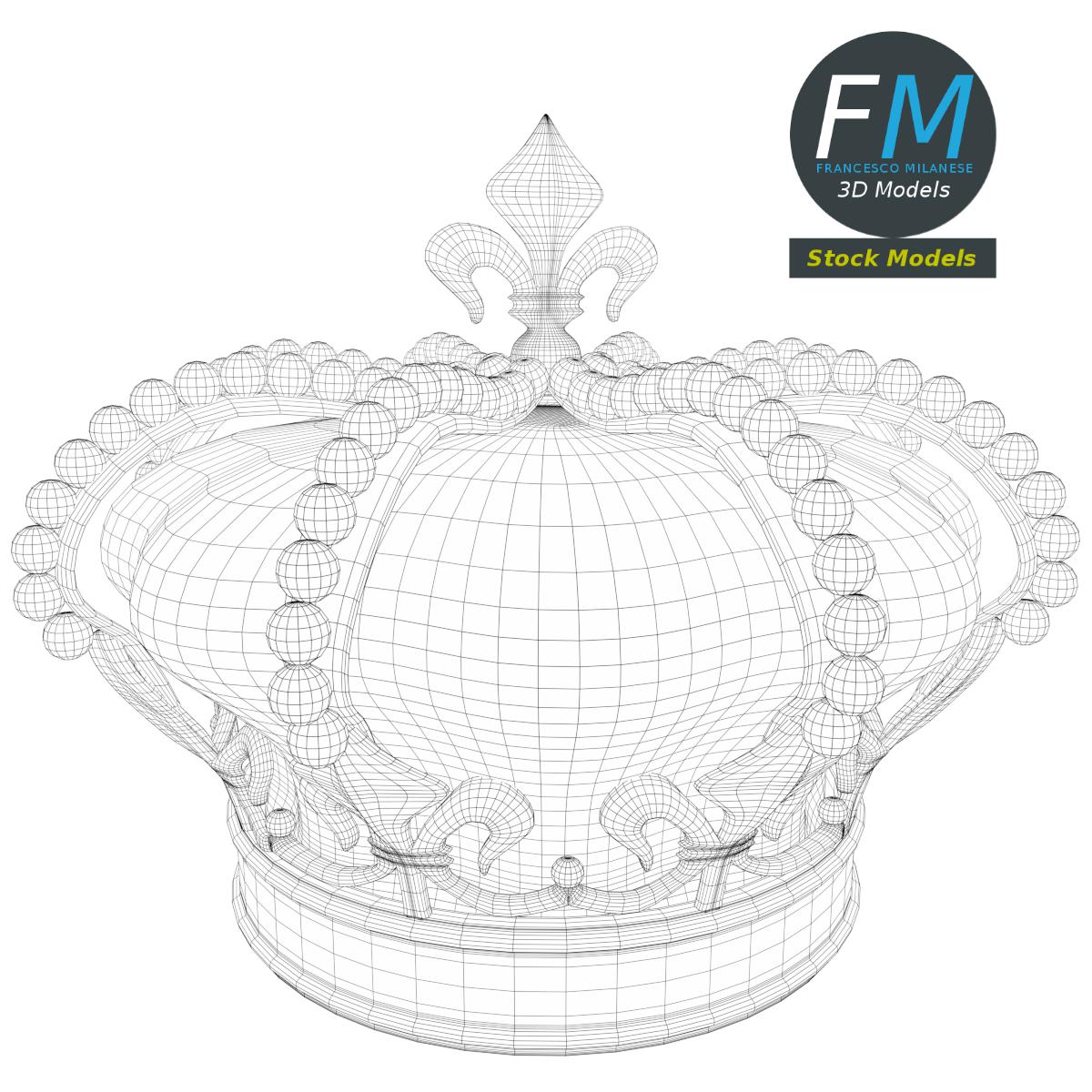3D модель - Королевская Корона - 07