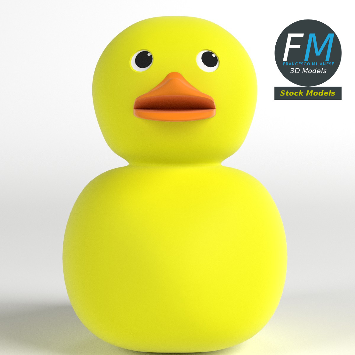 3D-Modell - Gummiente - 03