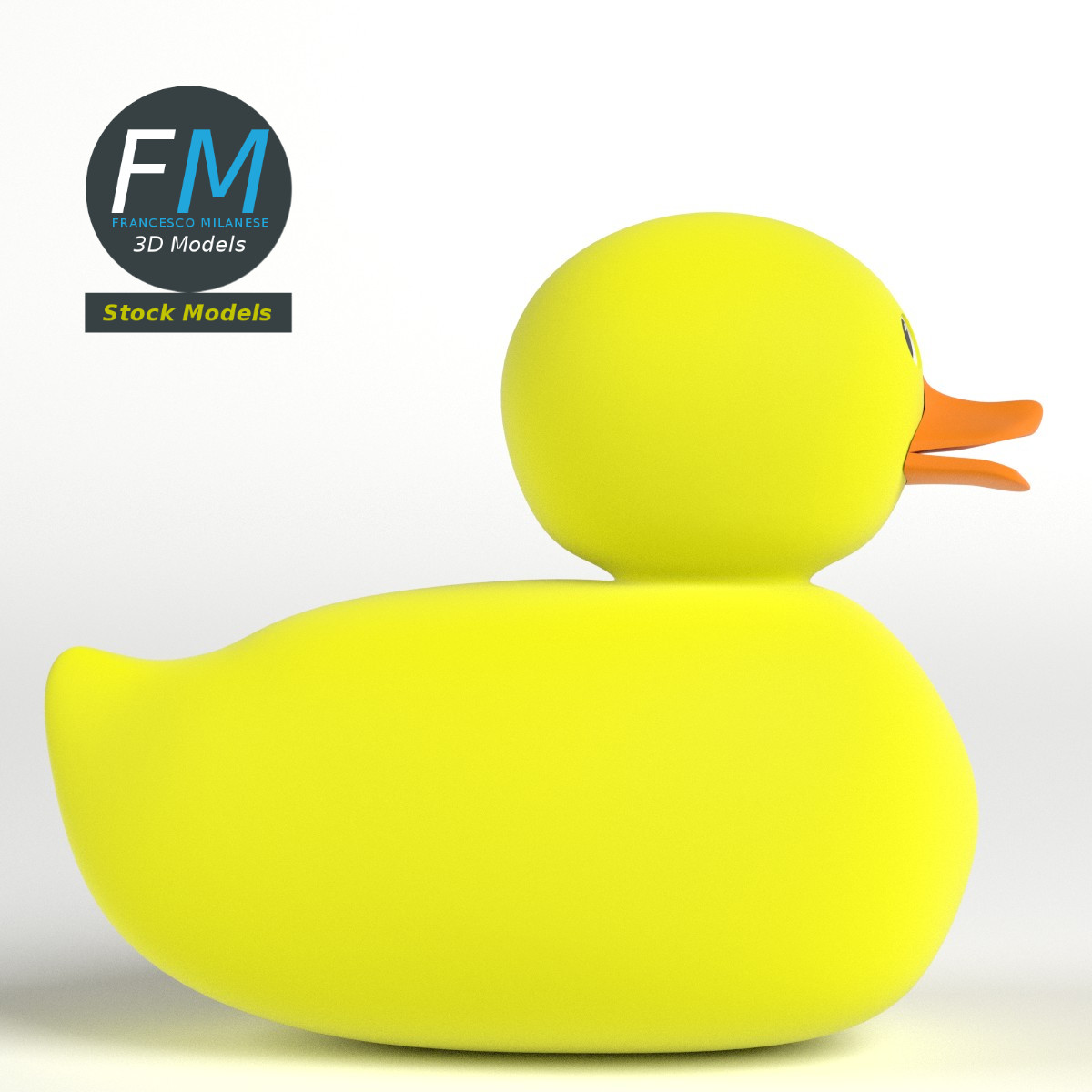 3D-Modell - Gummiente - 04