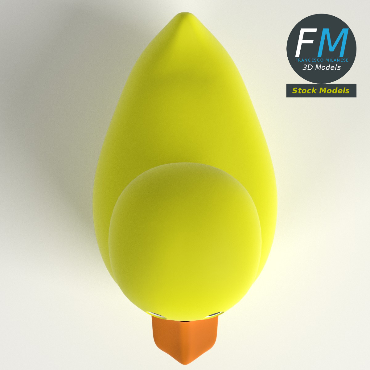 3D-Modell - Gummiente - 06