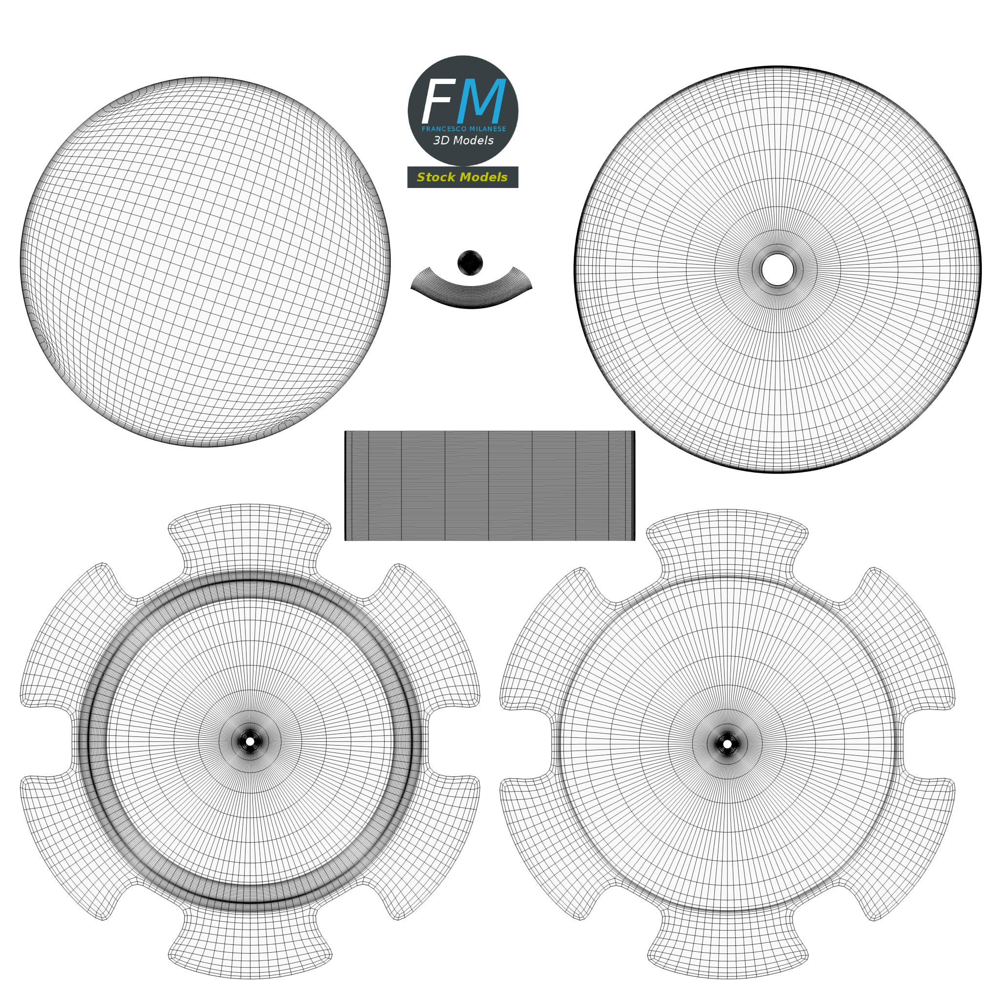 3D-Modell - Stempelhalter-Set - 12
