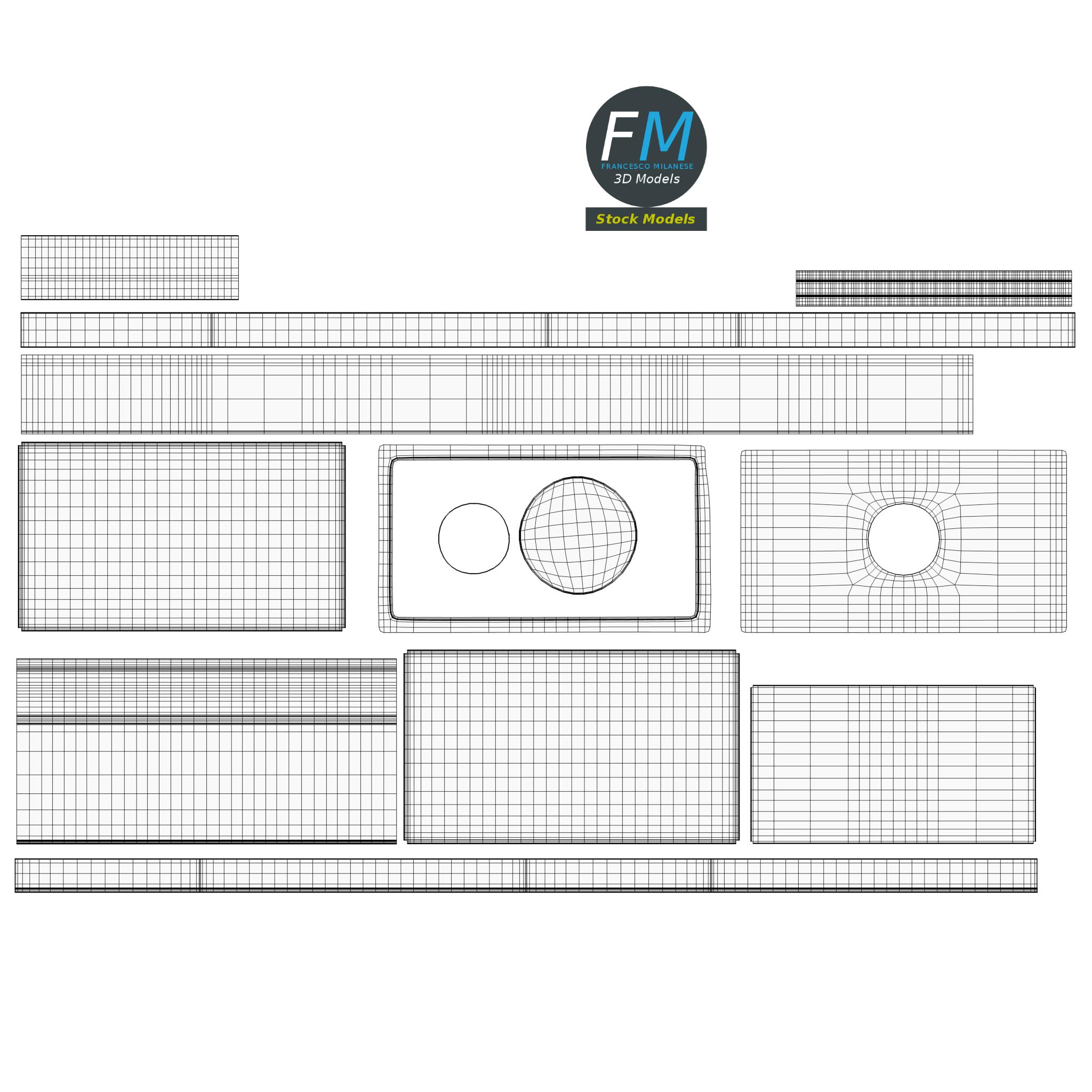 3D-Modell - Stempelhalter-Set - 13