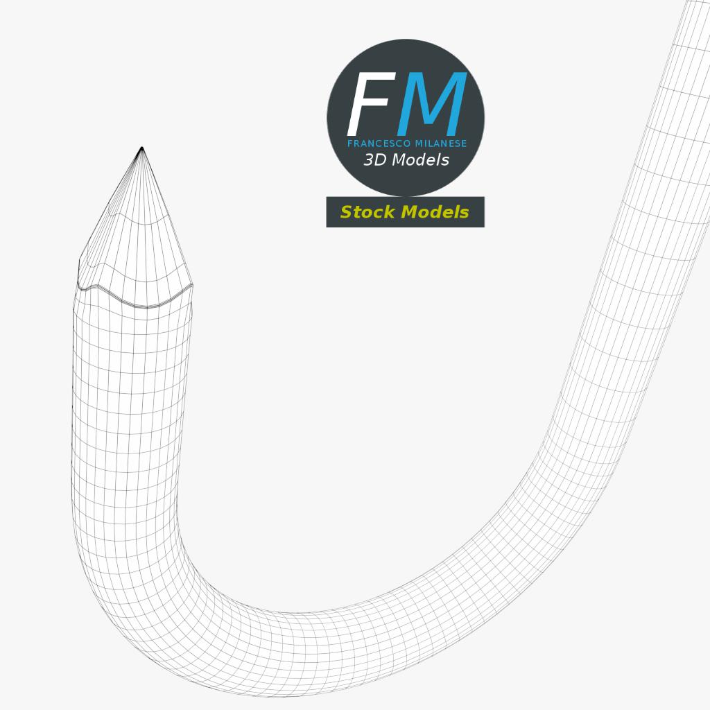 3D-Modell - S-Förmiger Fleischhaken - 08