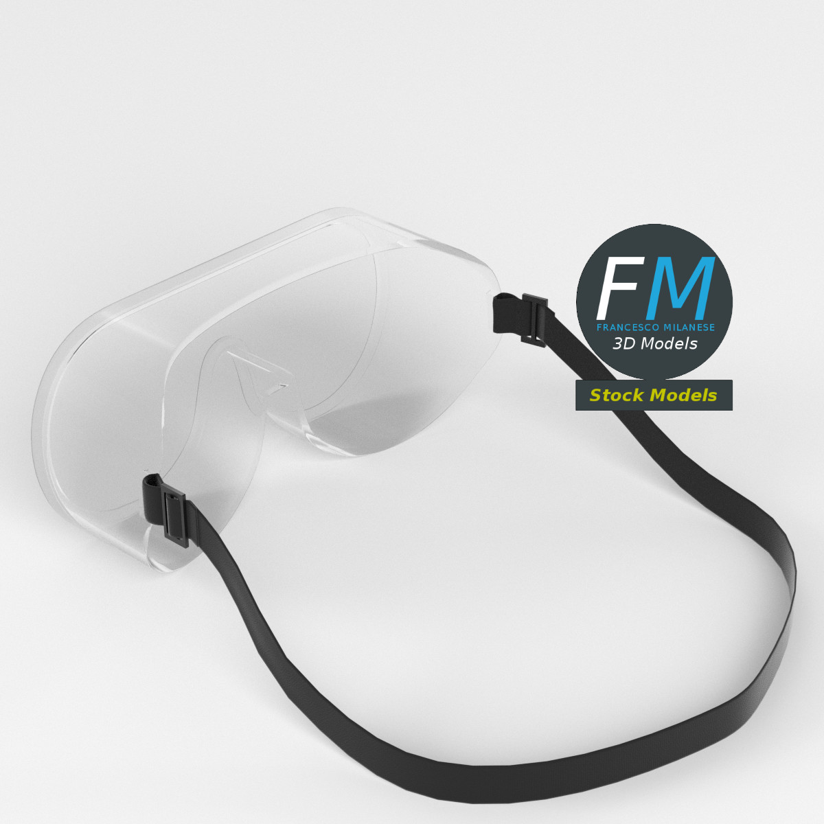 3D-Modell - Schutzbrille - 02