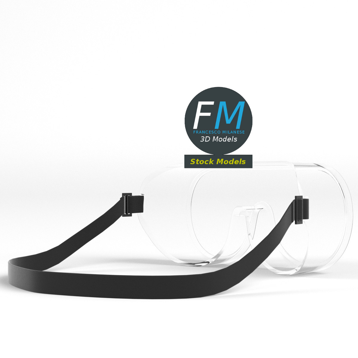 3D-Modell - Schutzbrille - 04