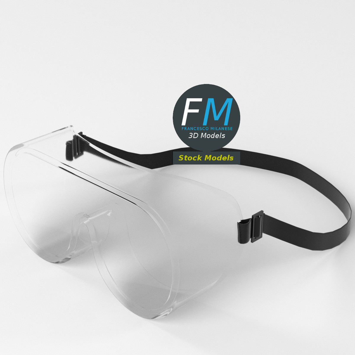 3D-Modell - Schutzbrille - 05