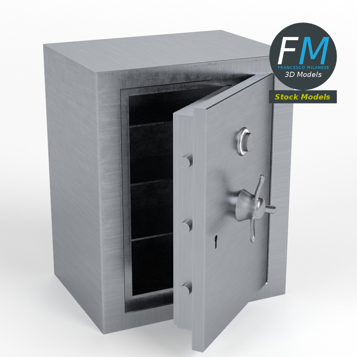 3D-Modell - Sicherheitstresor - 01
