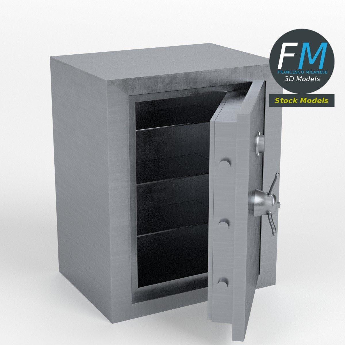 3D-Modell - Sicherheitstresor - 01