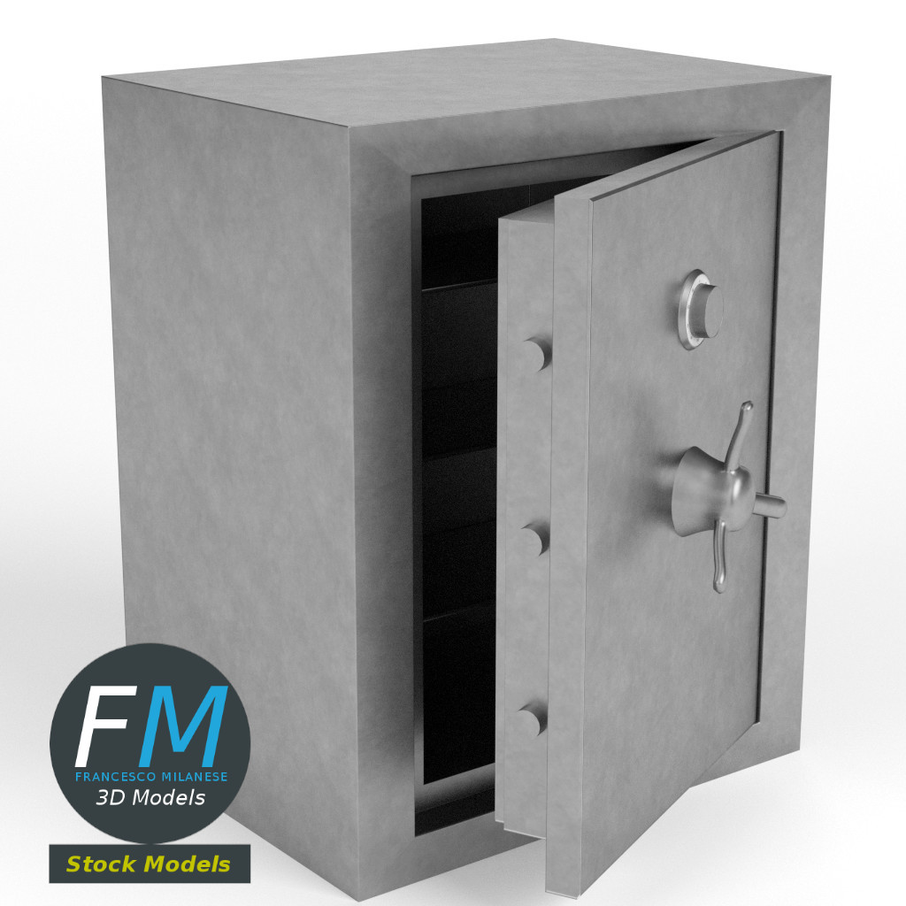 3D-Modell - Sicherheitstresor - 01