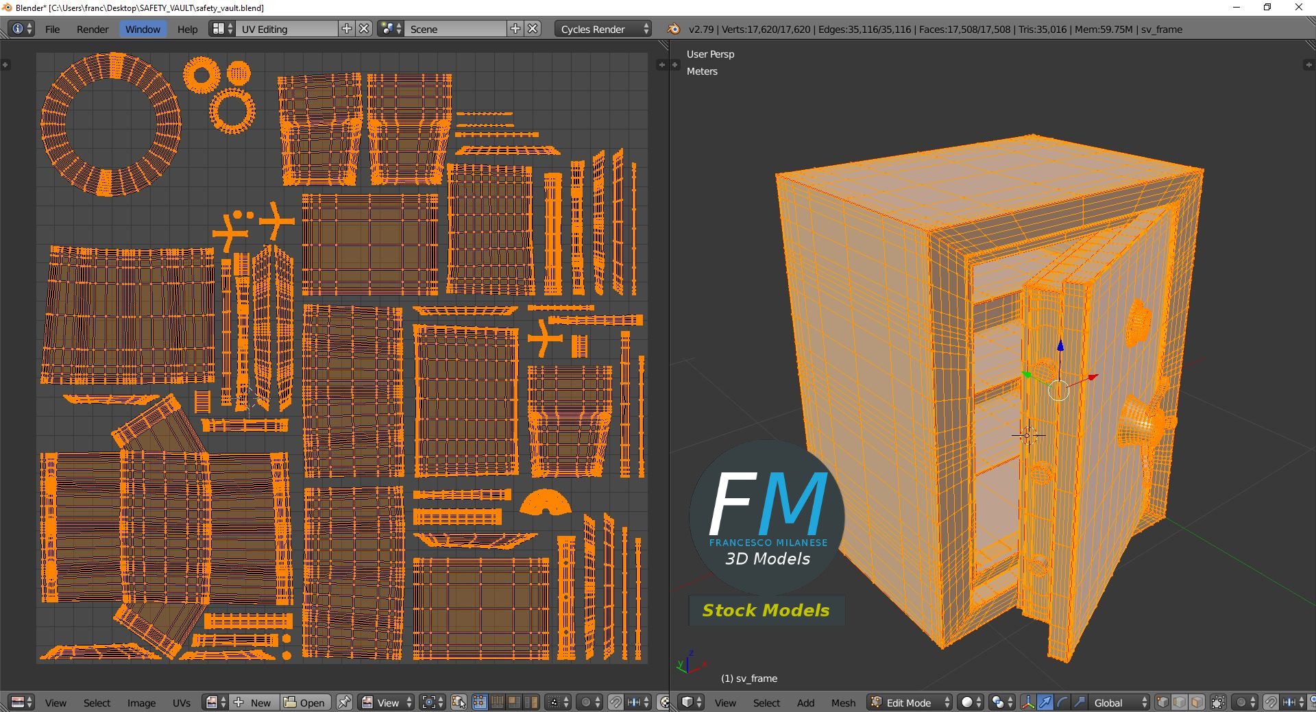 3D-Modell - Sicherheitstresor - 10