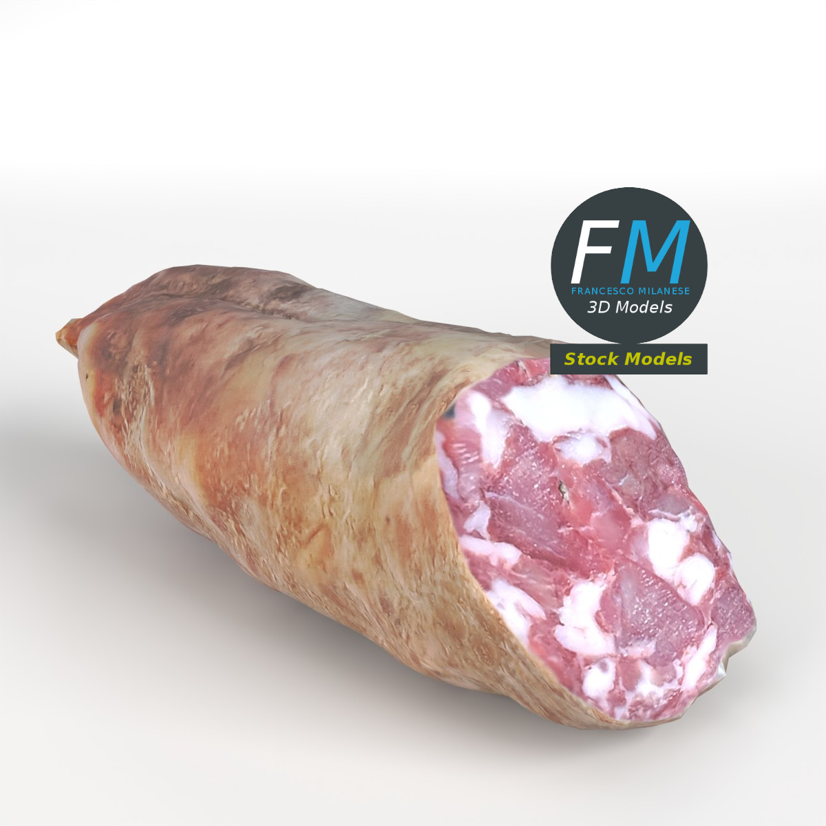 3D-Modell - Salami - 01