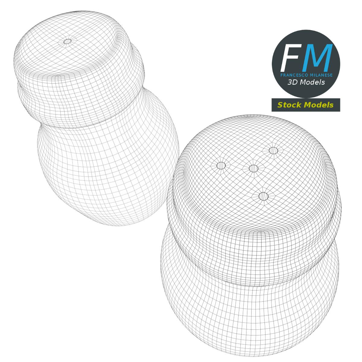 3D-Modell - Salz- und Pfefferstreuer - 07