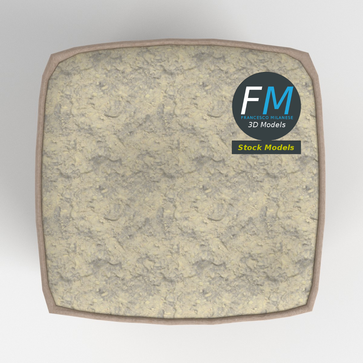 3D-Modell - Sandblock-Concertainer-Barriere - 06
