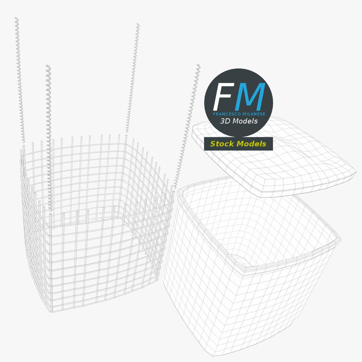 3D-Modell - Sandblock-Concertainer-Barriere - 08
