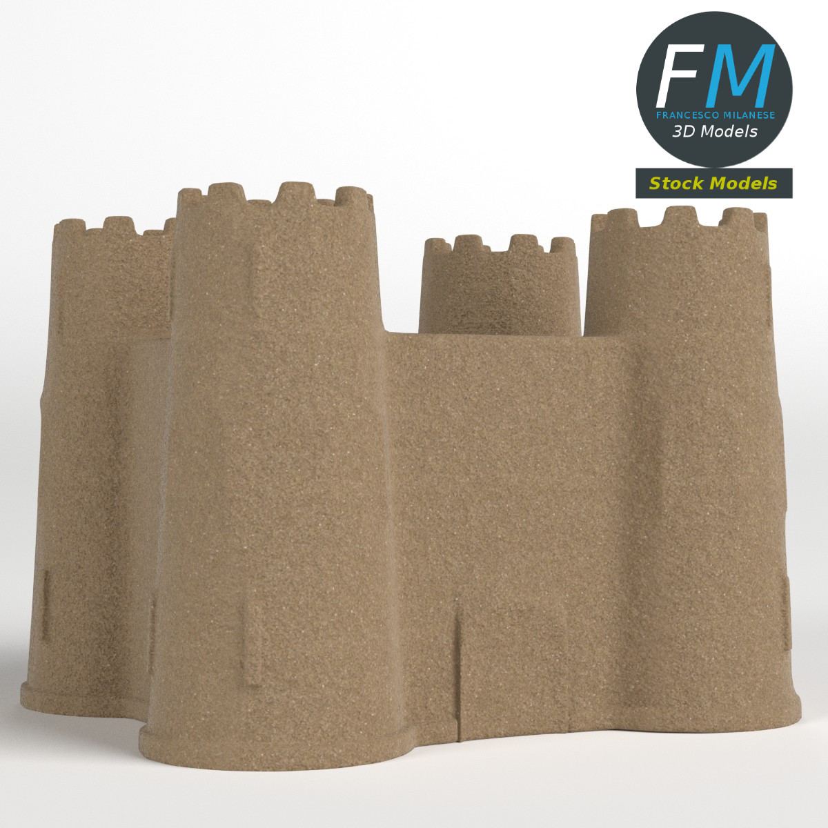 3D-Modell - Sandburg - 03
