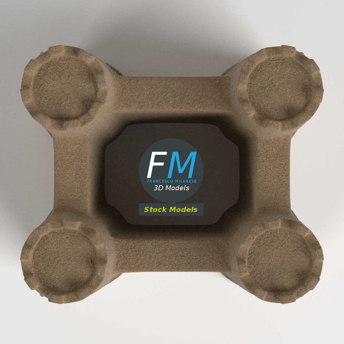 3D-Modell - Sandburg - 06