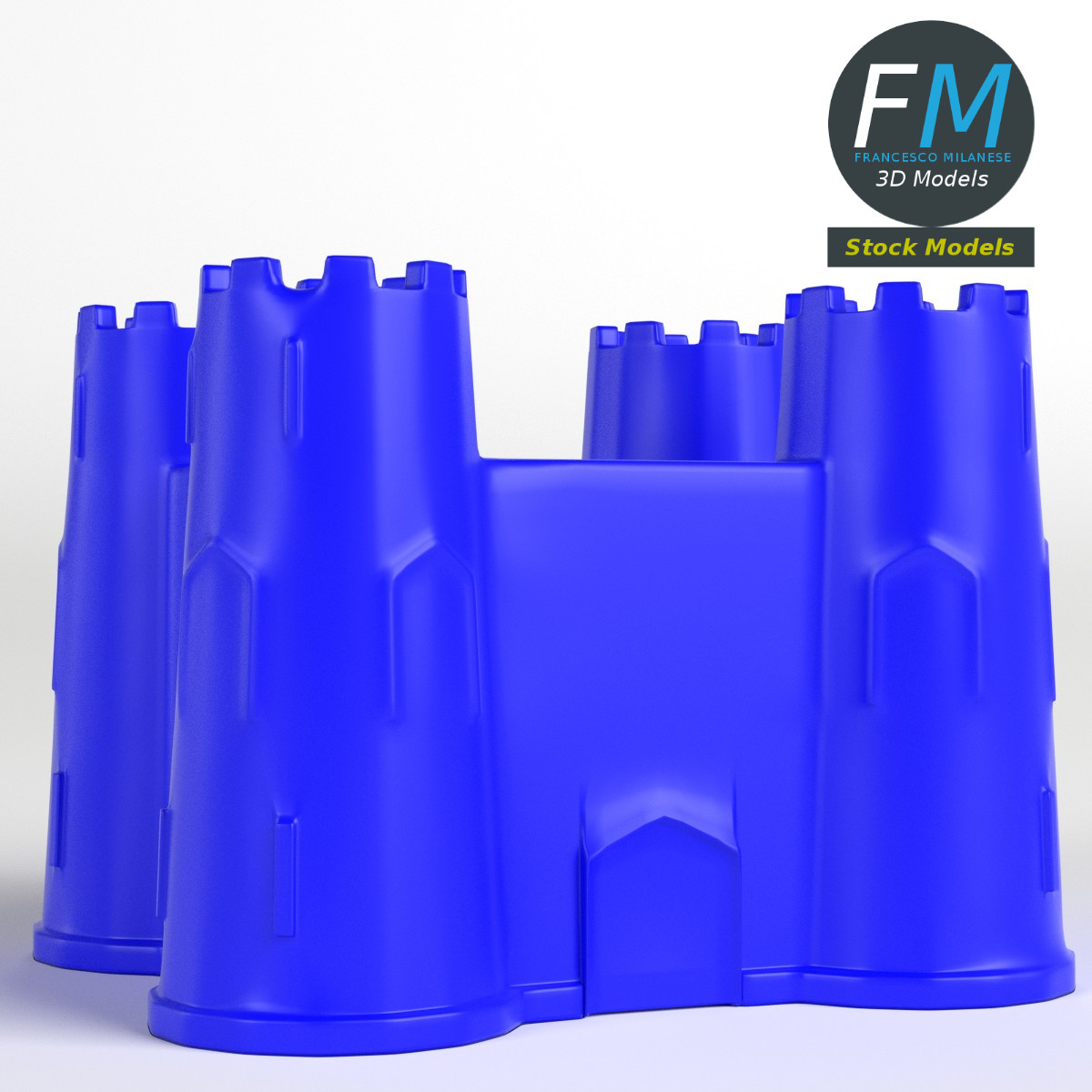 3D-Modell - Sandburg-Eimer - 03