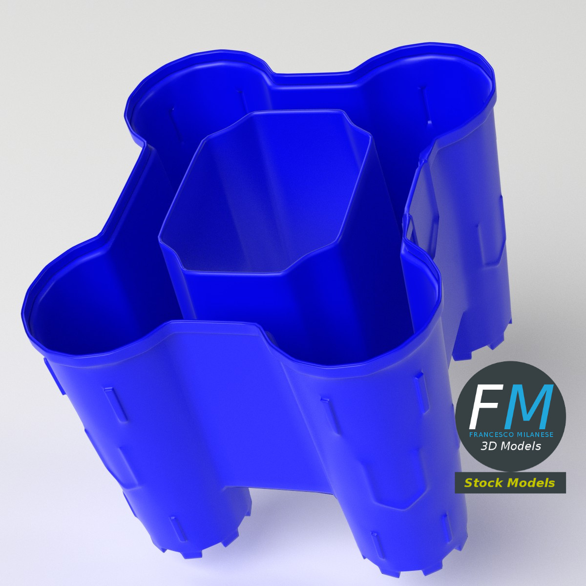 3D-Modell - Sandburg-Eimer - 05