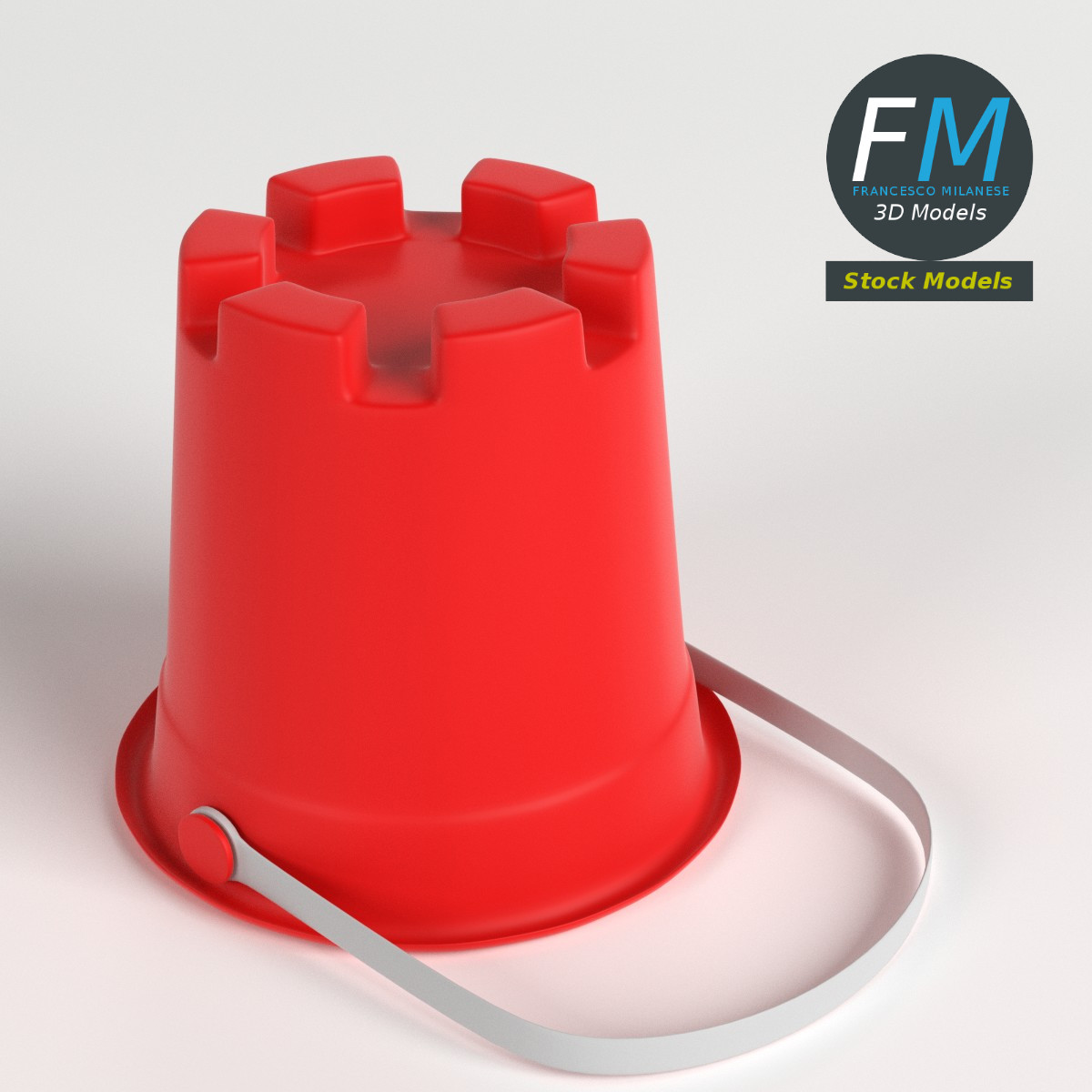 3D-Modell - Sandturm-Eimer - 01