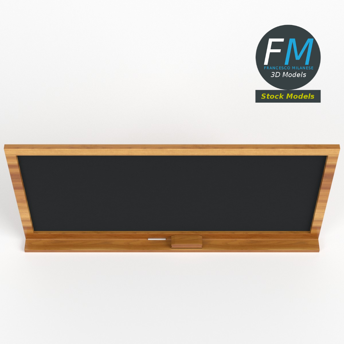 3D-Modell - Schultafel für Klassenzimmer - 06