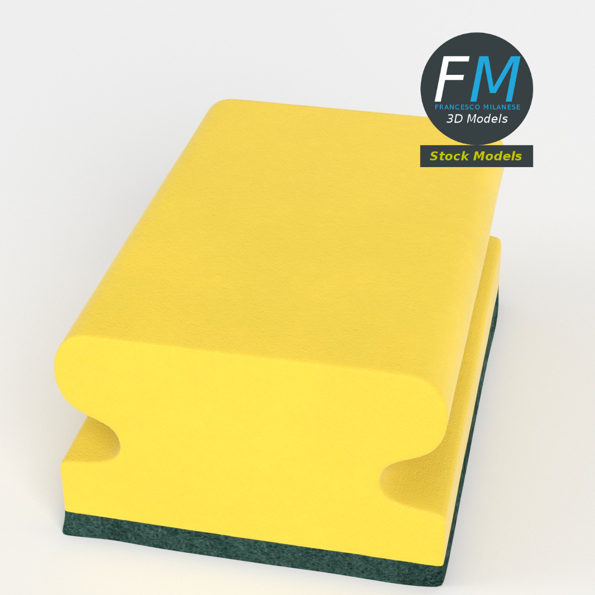 3D-Modell - Scheuerschwamm - 02