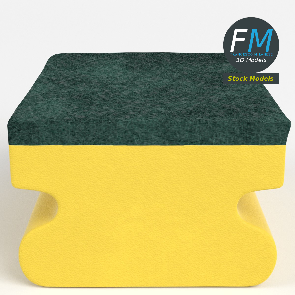 3D-Modell - Scheuerschwamm - 04