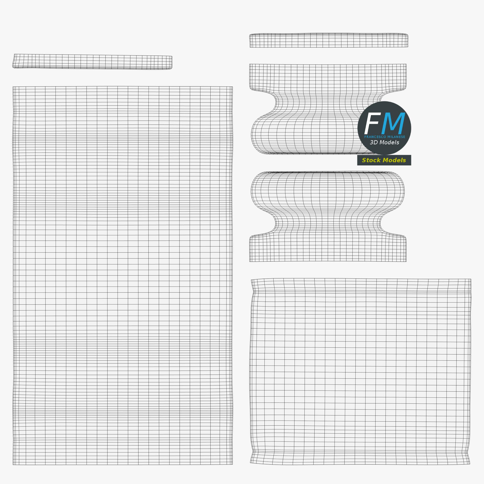 3D-Modell - Scheuerschwamm - 11 3D-Modell - Scheuerschwamm - 11