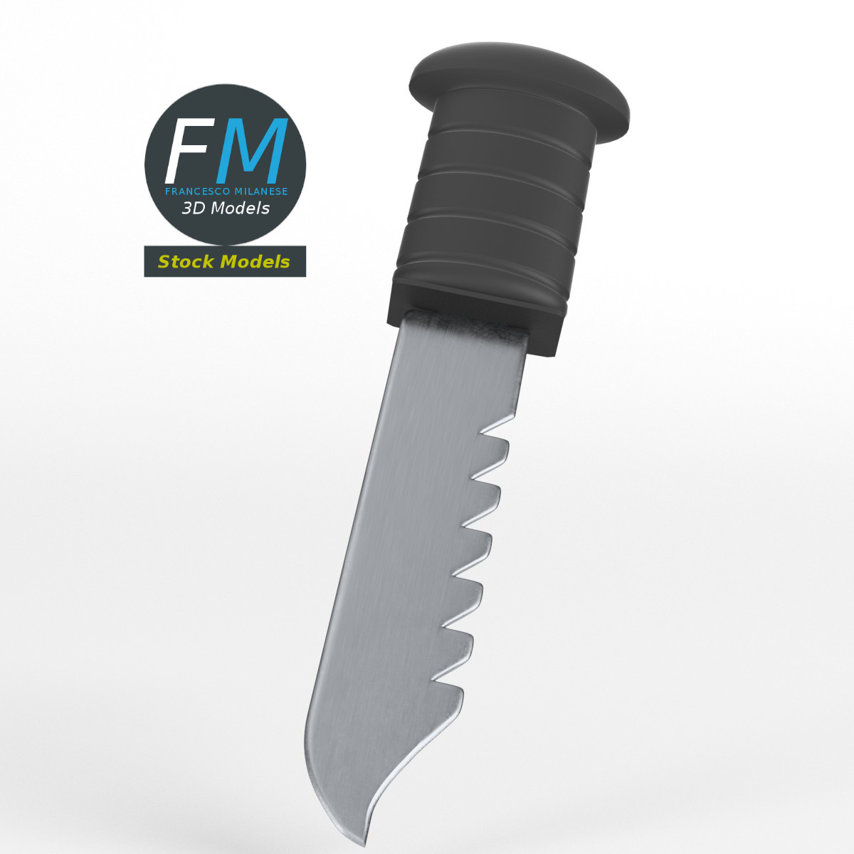 3D-Modell - Tauchermesser - 03