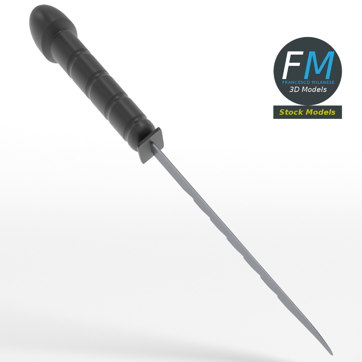 3D-Modell - Tauchermesser - 04