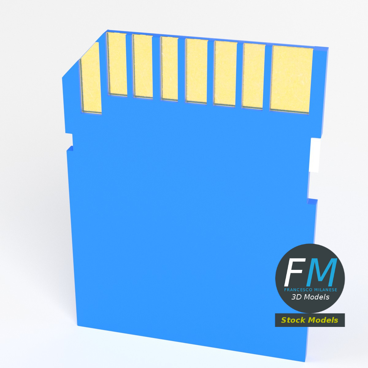 3D-Modell - SD-Speicherkarte - 02