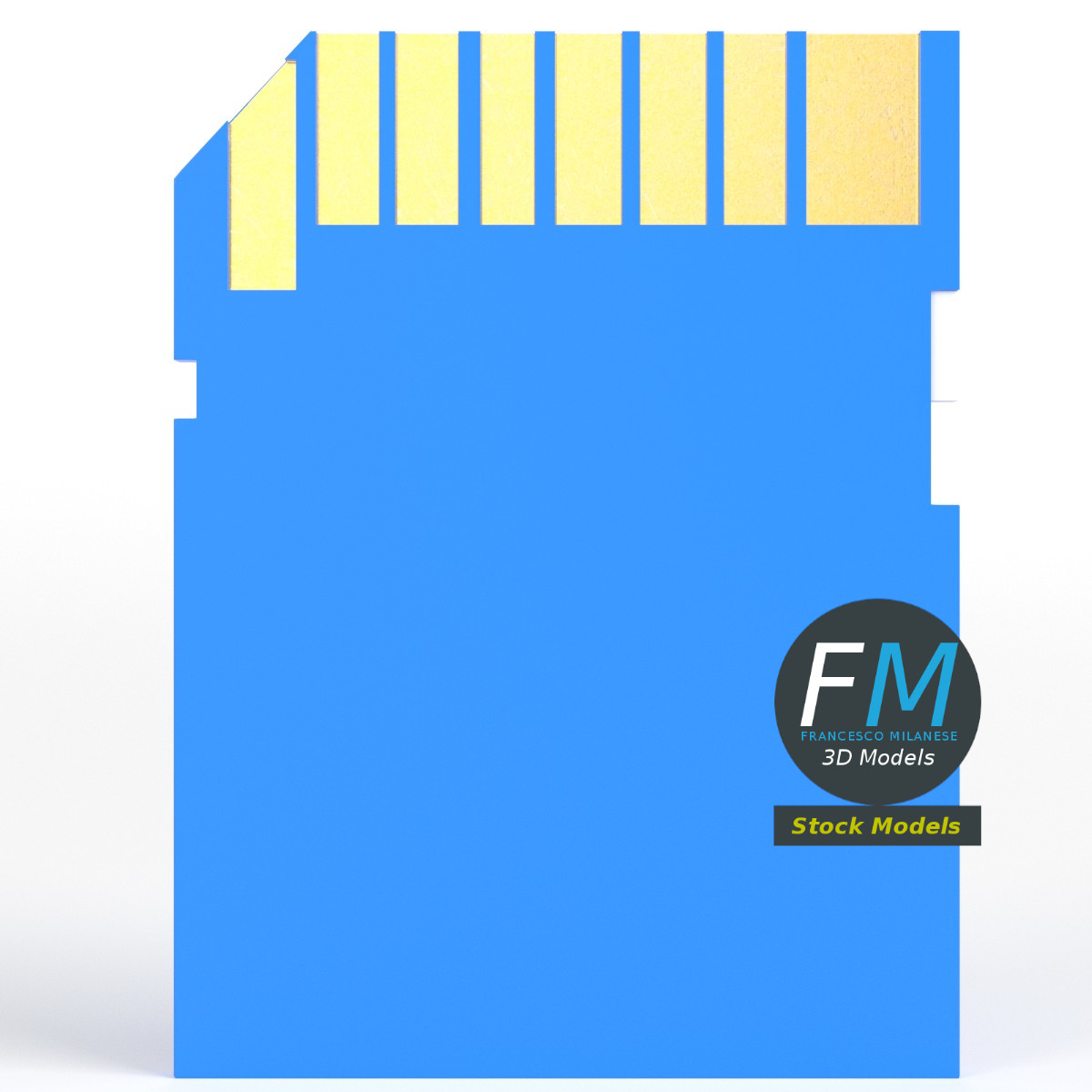 3D-Modell - SD-Speicherkarte - 03