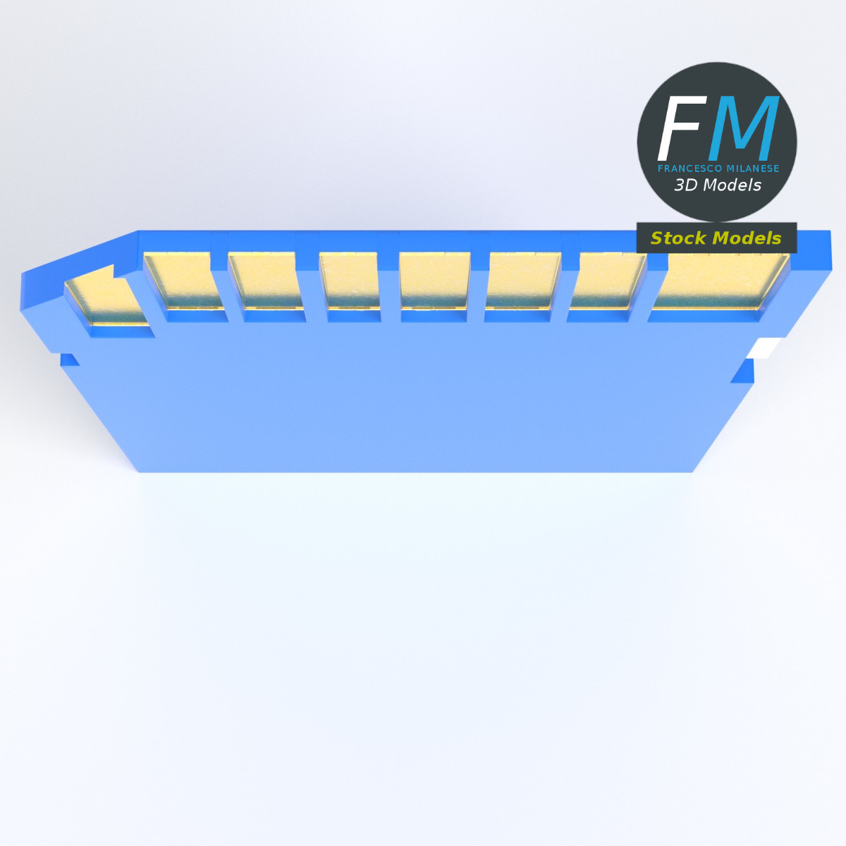 3D-Modell - SD-Speicherkarte - 06