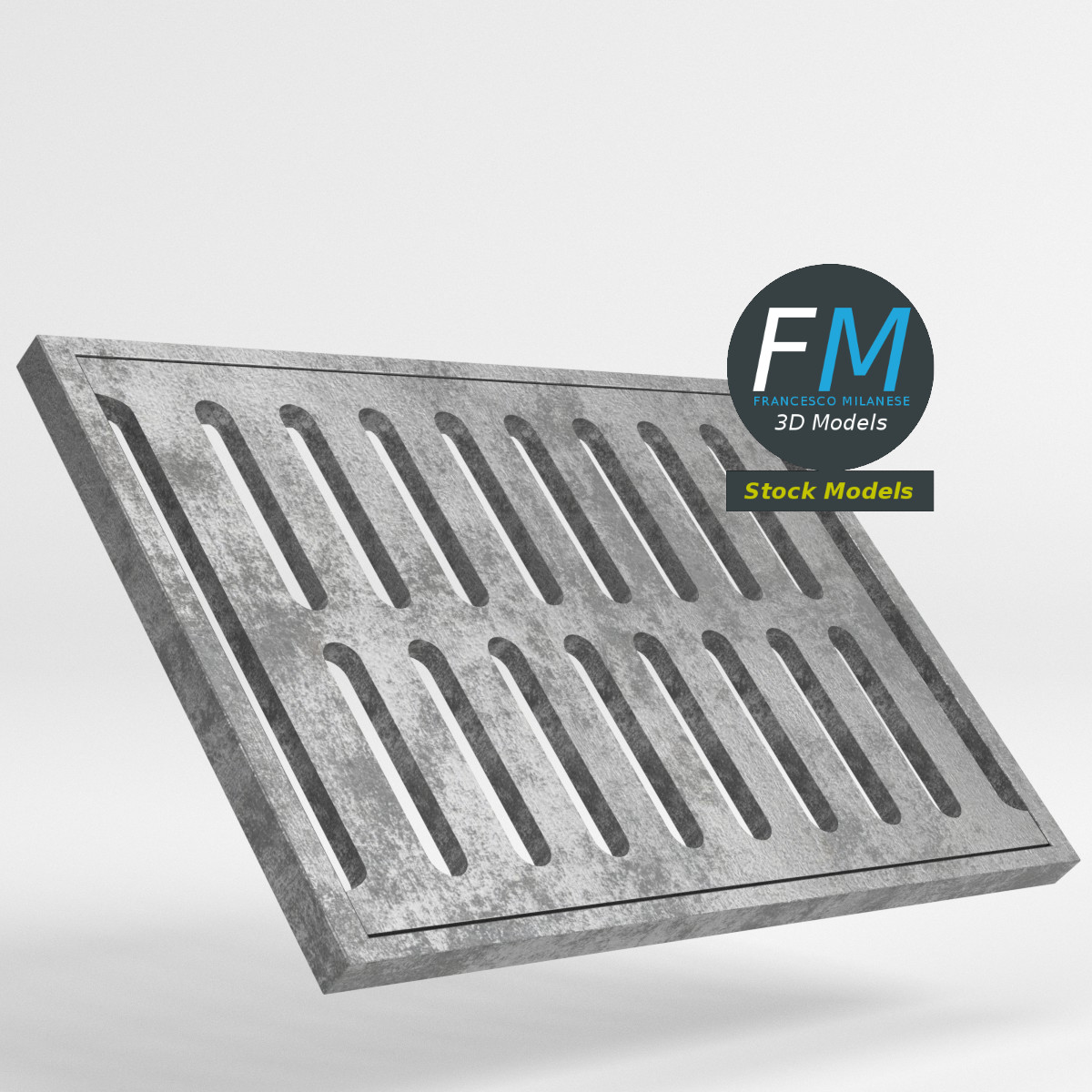 3D-Modell - Kanalgitter - 03